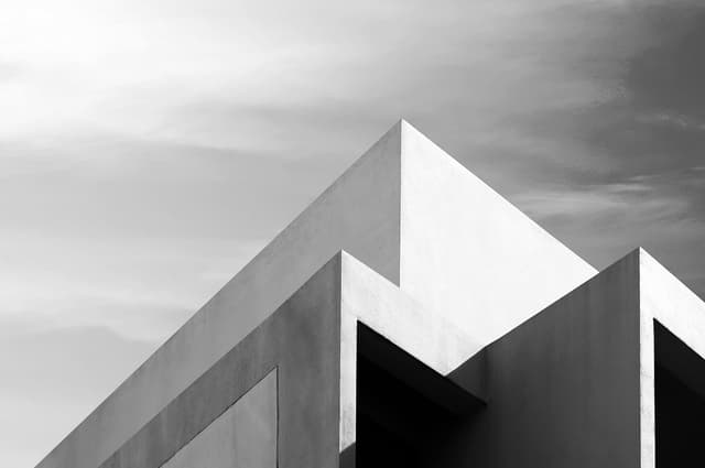 Exterior modern building